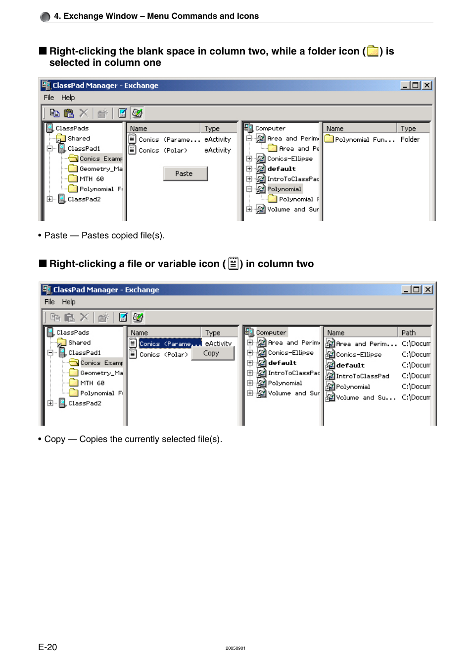 Casio ClassPad Manager Version 2.2 User Manual | Page 22 / 59