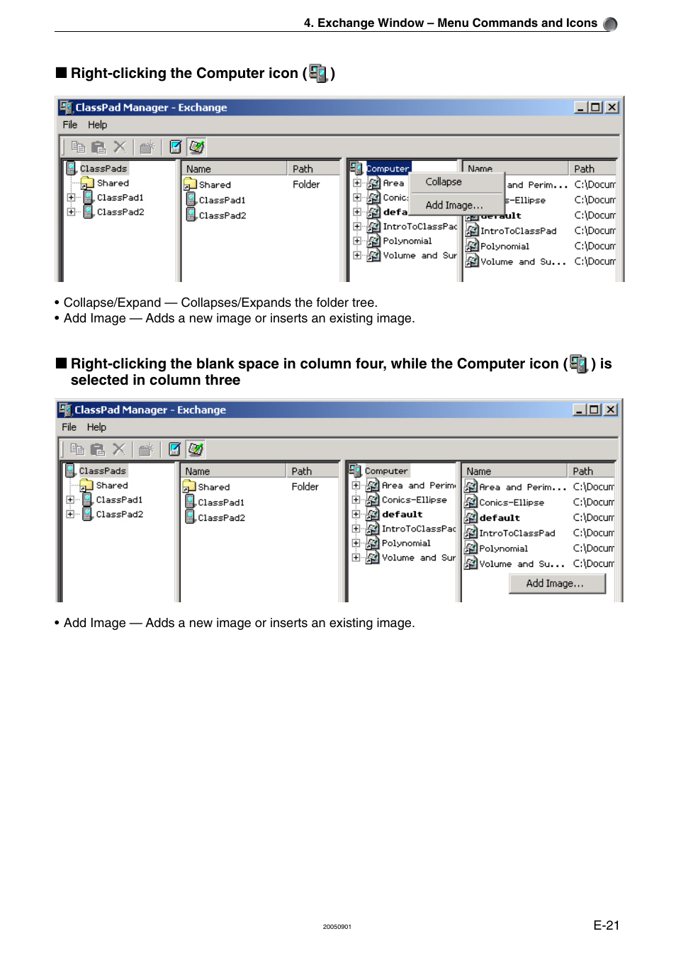 Casio ClassPad Manager Version 2.2 User Manual | Page 23 / 59