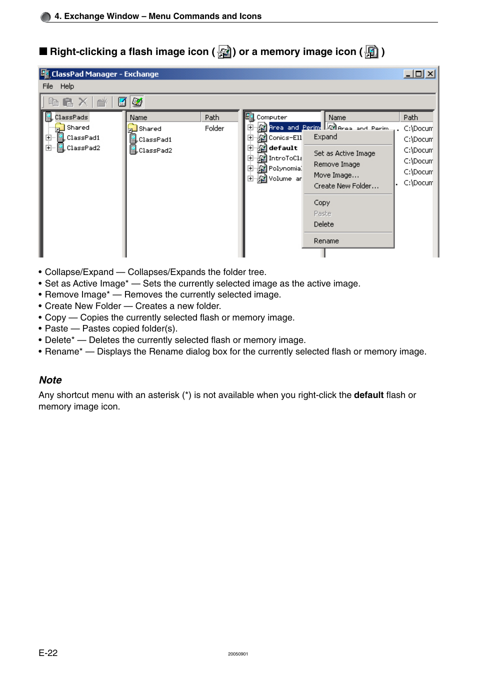 Casio ClassPad Manager Version 2.2 User Manual | Page 24 / 59