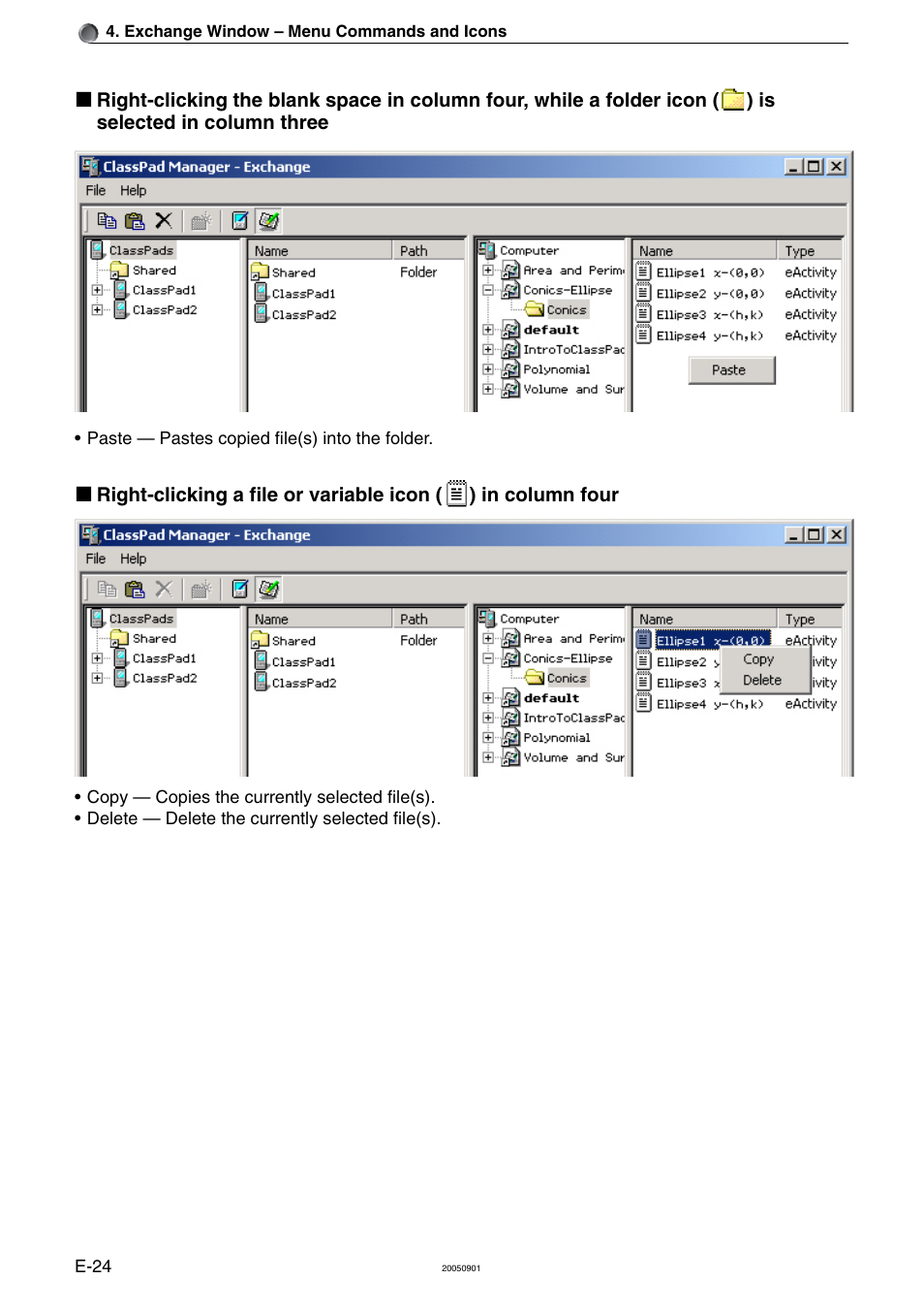 Casio ClassPad Manager Version 2.2 User Manual | Page 26 / 59