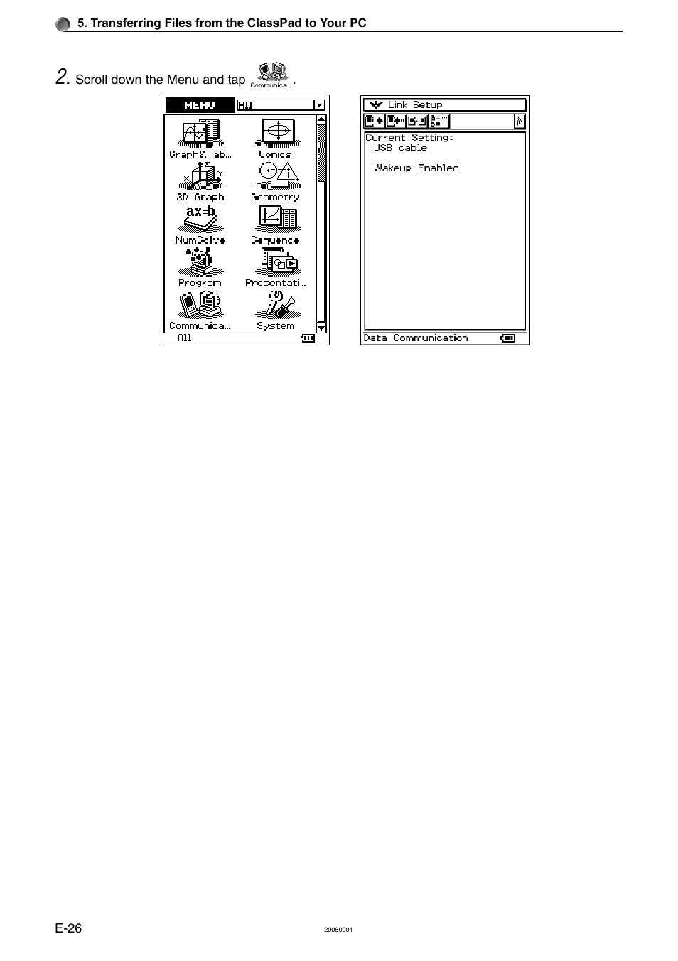 Casio ClassPad Manager Version 2.2 User Manual | Page 28 / 59