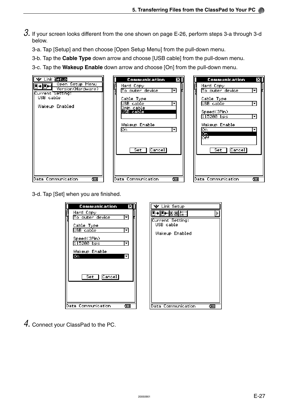 Casio ClassPad Manager Version 2.2 User Manual | Page 29 / 59