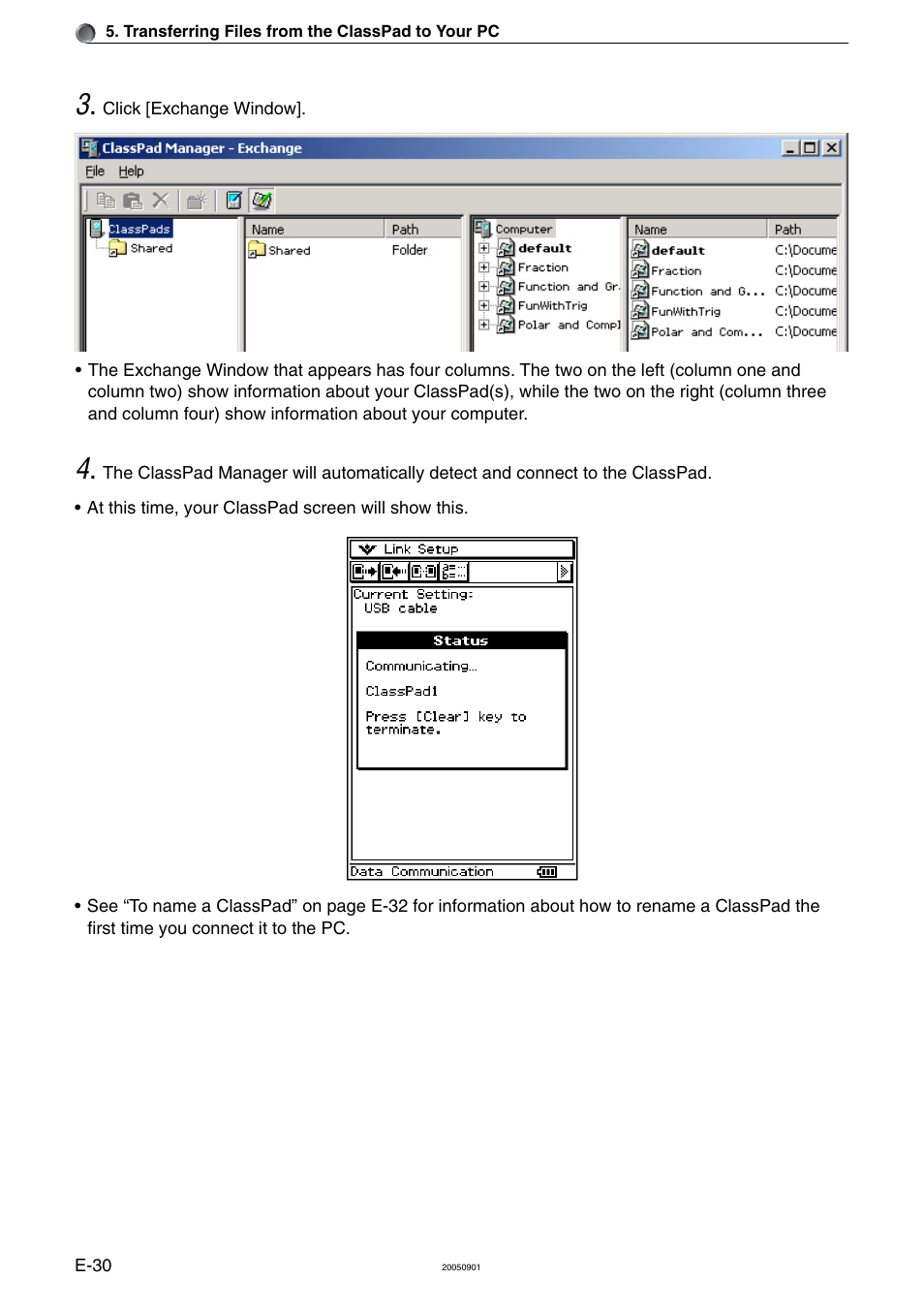 Casio ClassPad Manager Version 2.2 User Manual | Page 32 / 59