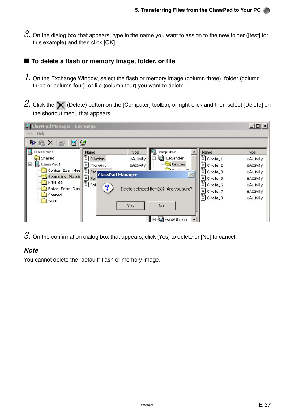 Casio ClassPad Manager Version 2.2 User Manual | Page 39 / 59