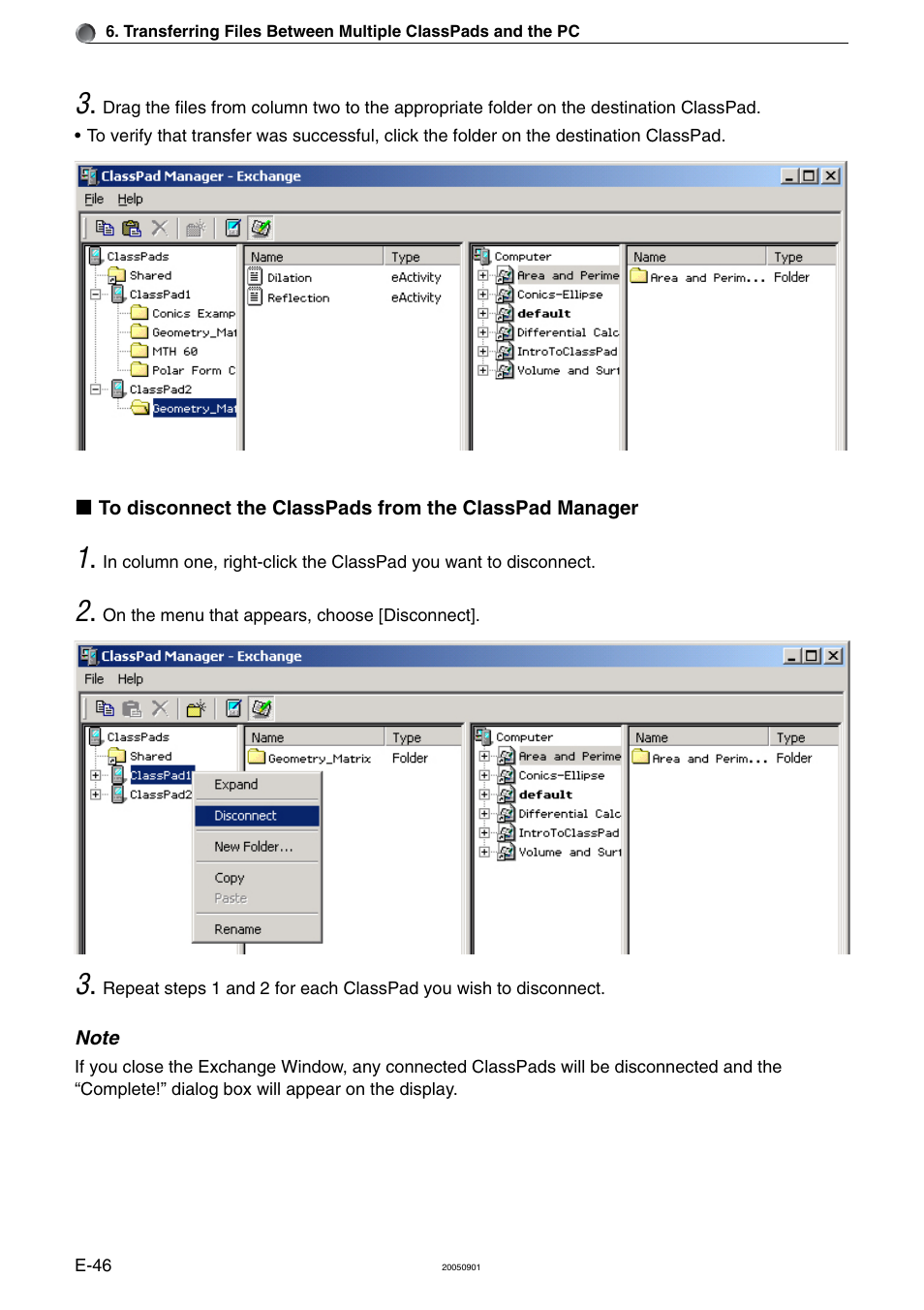 Casio ClassPad Manager Version 2.2 User Manual | Page 48 / 59