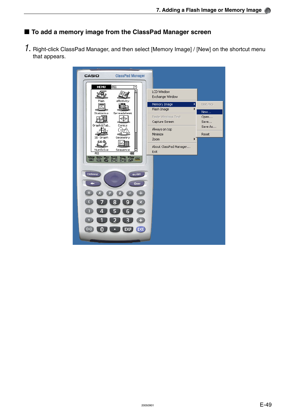 Casio ClassPad Manager Version 2.2 User Manual | Page 51 / 59
