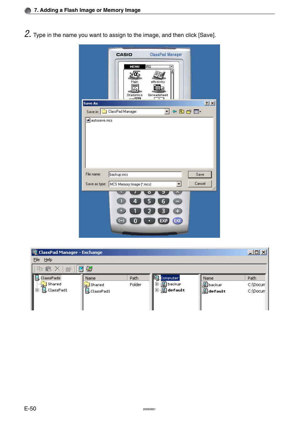 Casio ClassPad Manager Version 2.2 User Manual | Page 52 / 59