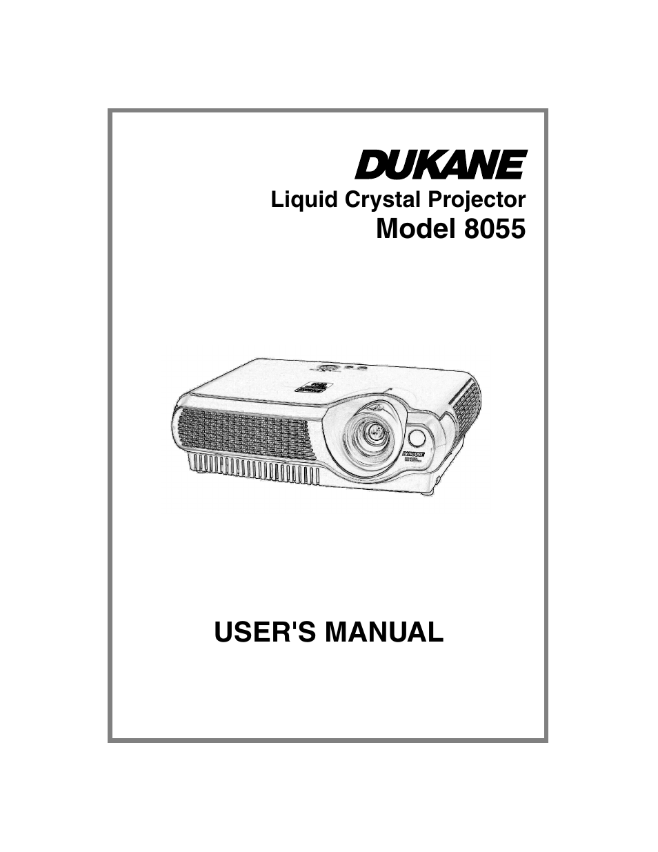 Dukane 8055 User Manual | 70 pages