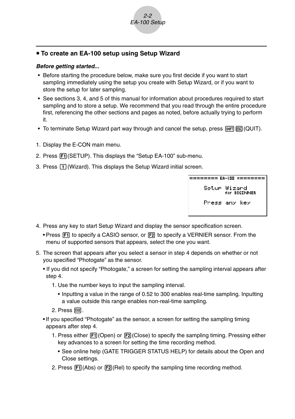 Casio E-CON Version 1.20 User Manual | Page 4 / 25