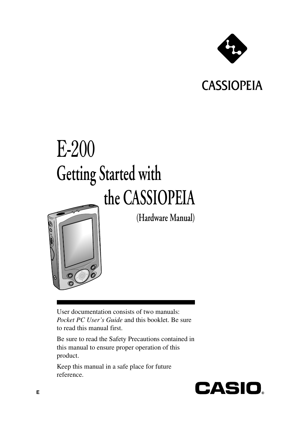 Casio E-200 User Manual | 48 pages