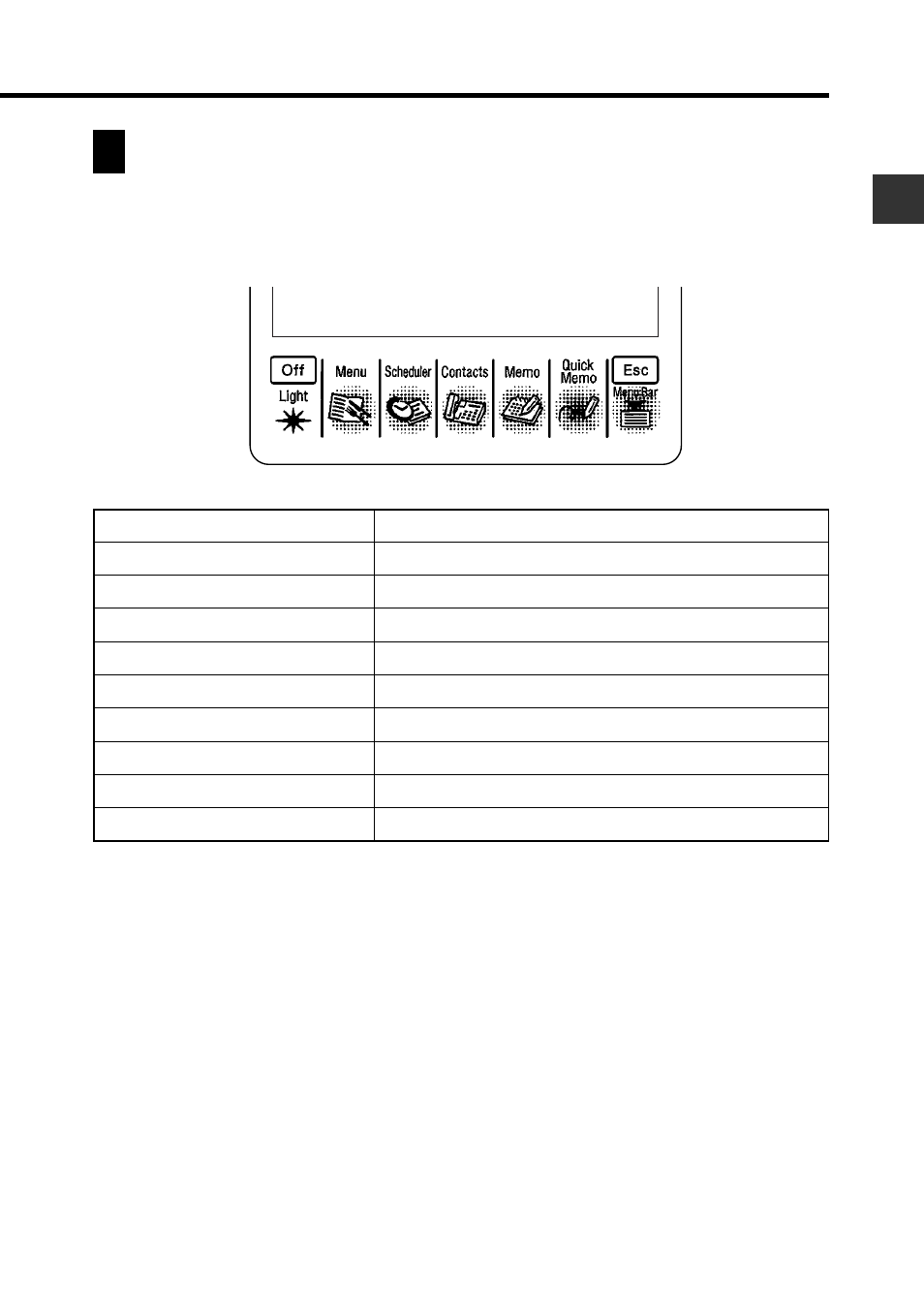 Using the icon menu | Casio PV-200 Getting Acquainted User Manual | Page 13 / 16