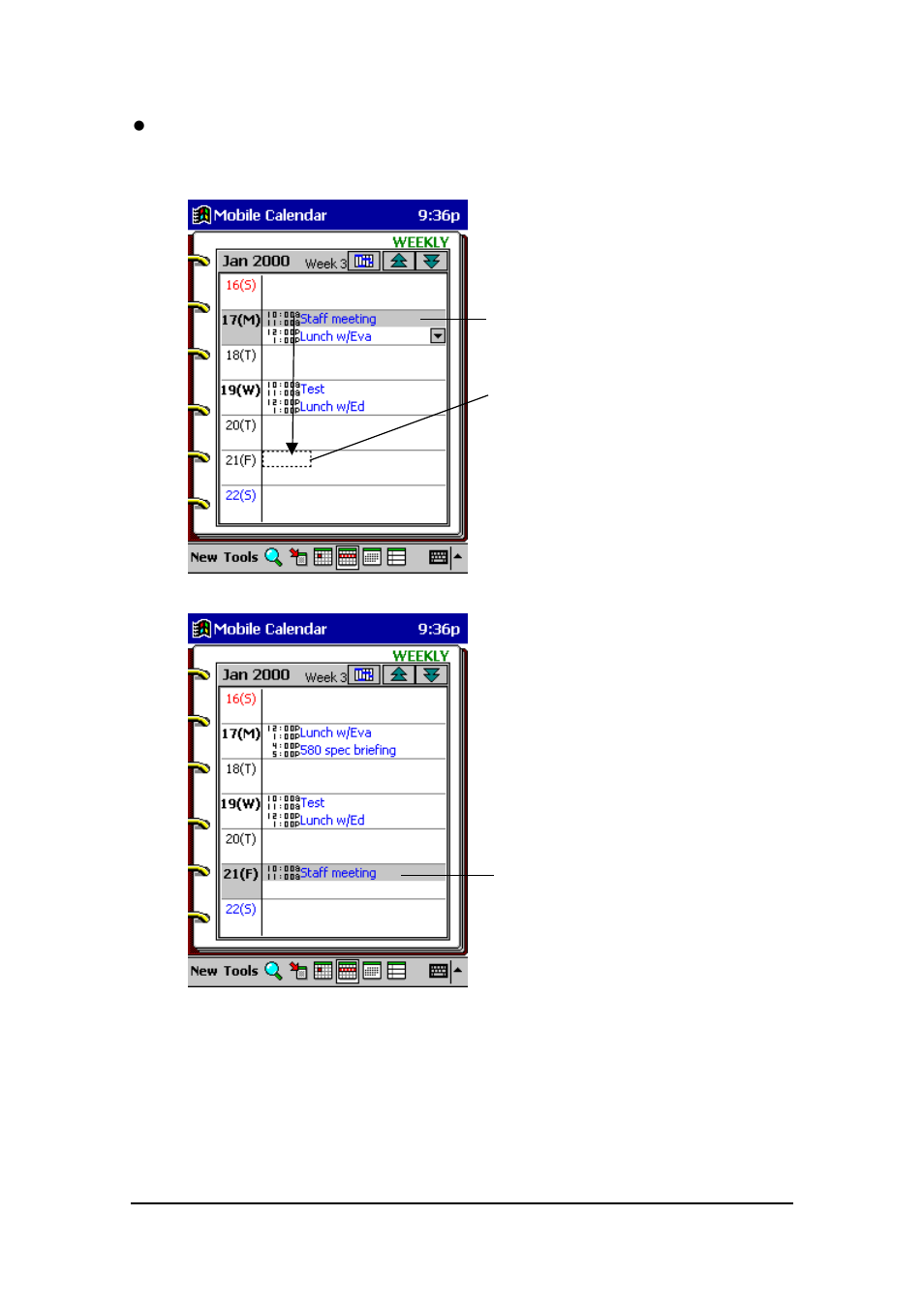 Casio E-125 Mobile Calendar V.2.0 User Manual | Page 19 / 31