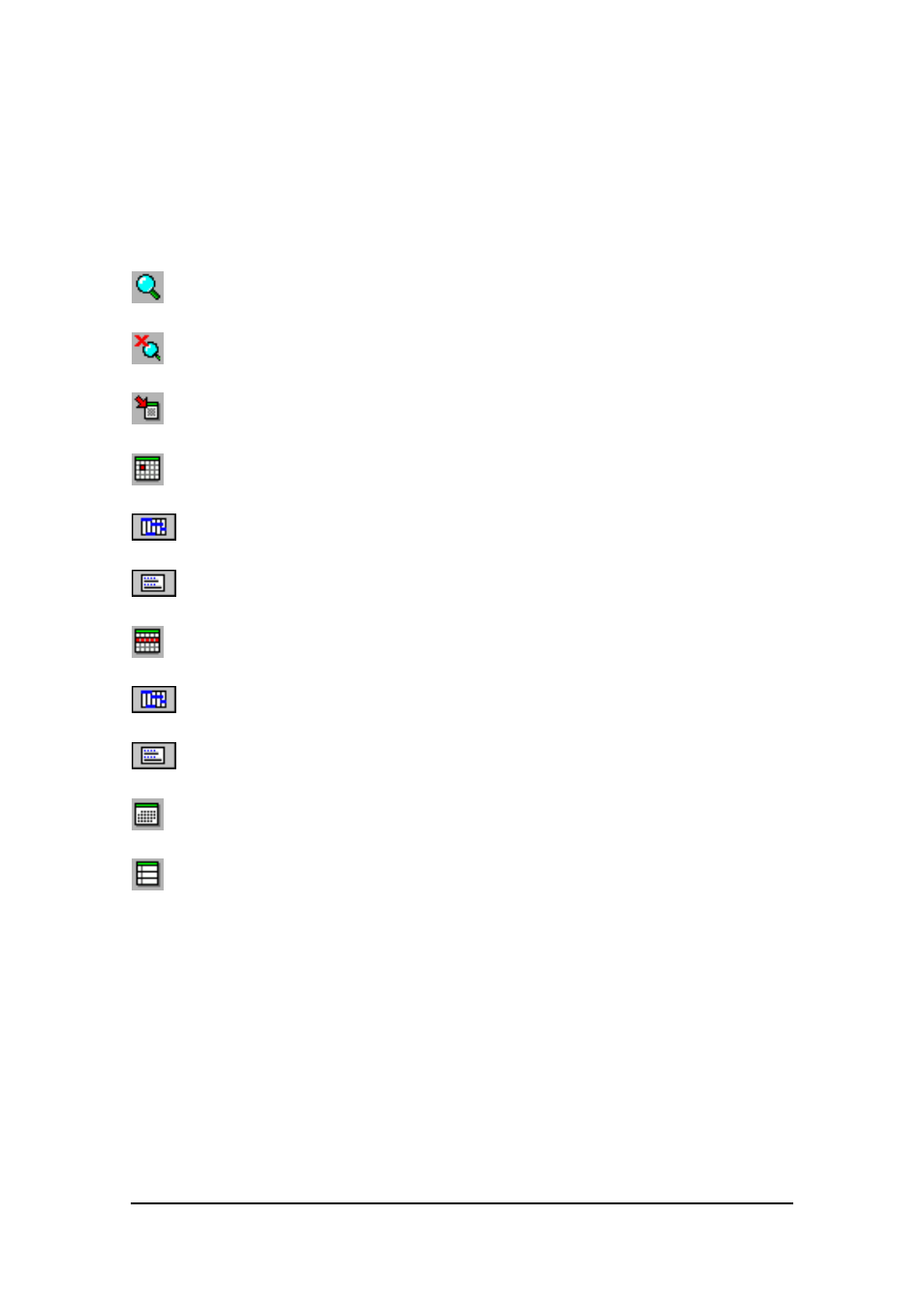 Buttons | Casio E-125 Mobile Calendar V.2.0 User Manual | Page 31 / 31
