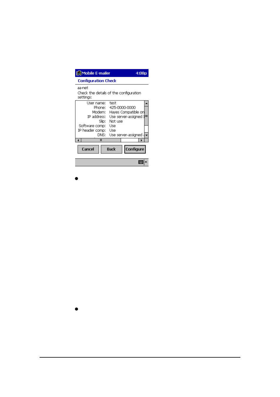 Casio EM-500 Mobile E-mailer V.1.0 User Manual | Page 23 / 72