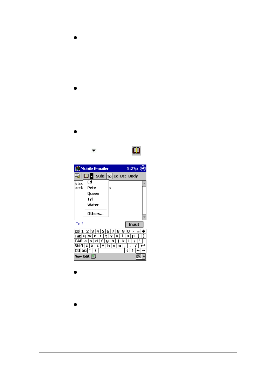 Casio EM-500 Mobile E-mailer V.1.0 User Manual | Page 37 / 72
