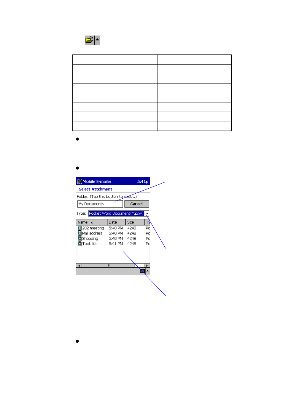 Casio EM-500 Mobile E-mailer V.1.0 User Manual | Page 46 / 72