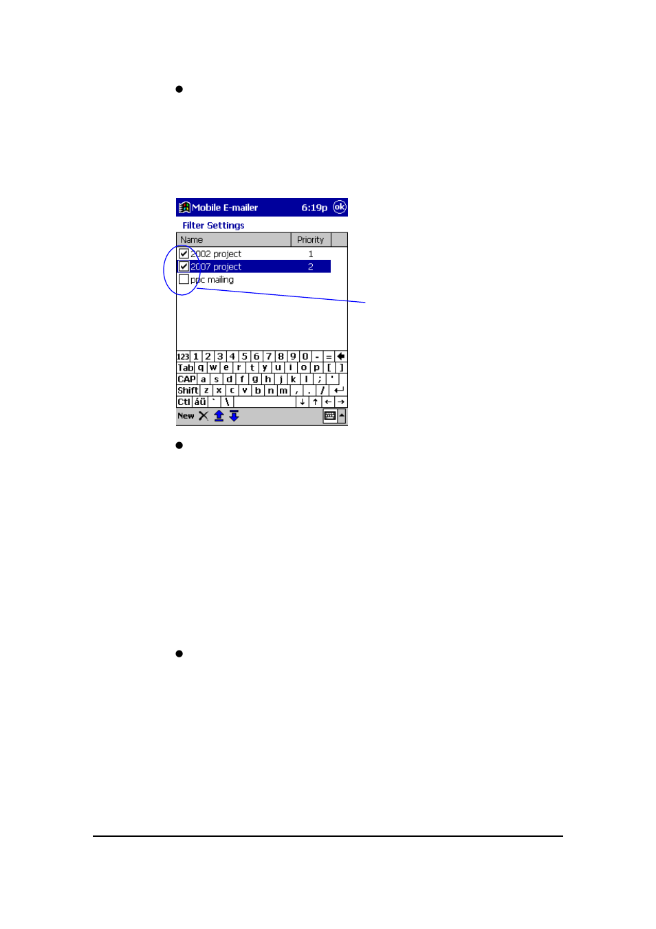 Casio EM-500 Mobile E-mailer V.1.0 User Manual | Page 61 / 72