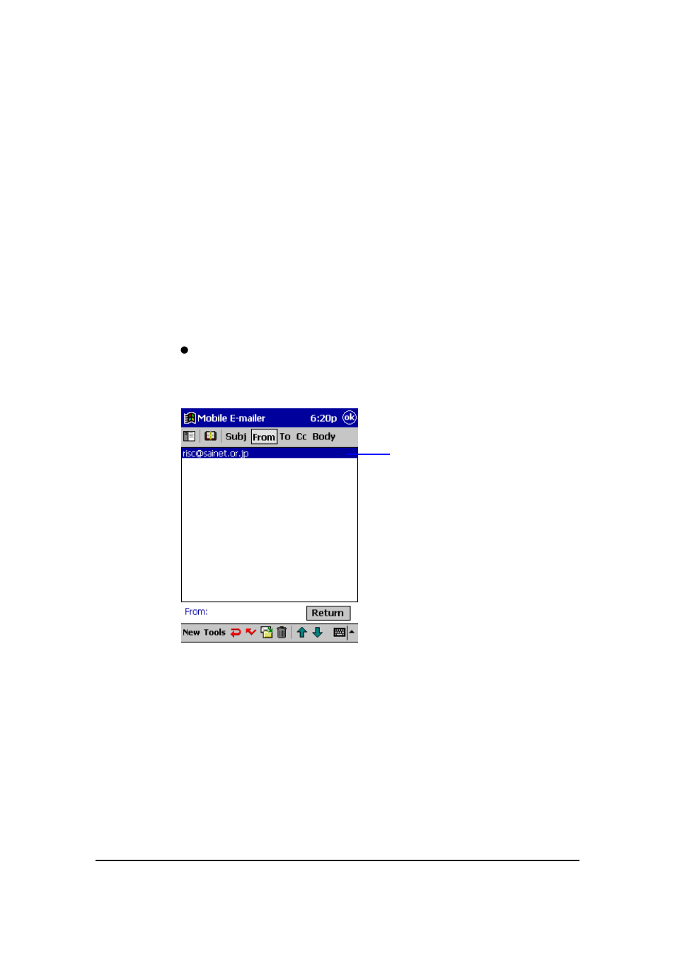 Casio EM-500 Mobile E-mailer V.1.0 User Manual | Page 62 / 72