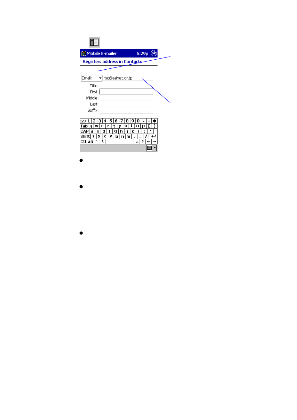 Casio EM-500 Mobile E-mailer V.1.0 User Manual | Page 67 / 72