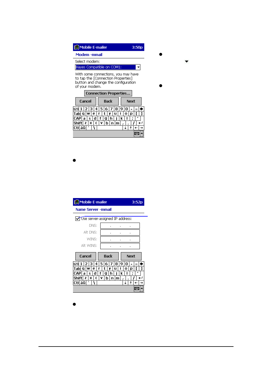Casio EM-500 Mobile E-mailer V.1.0 User Manual | Page 9 / 72