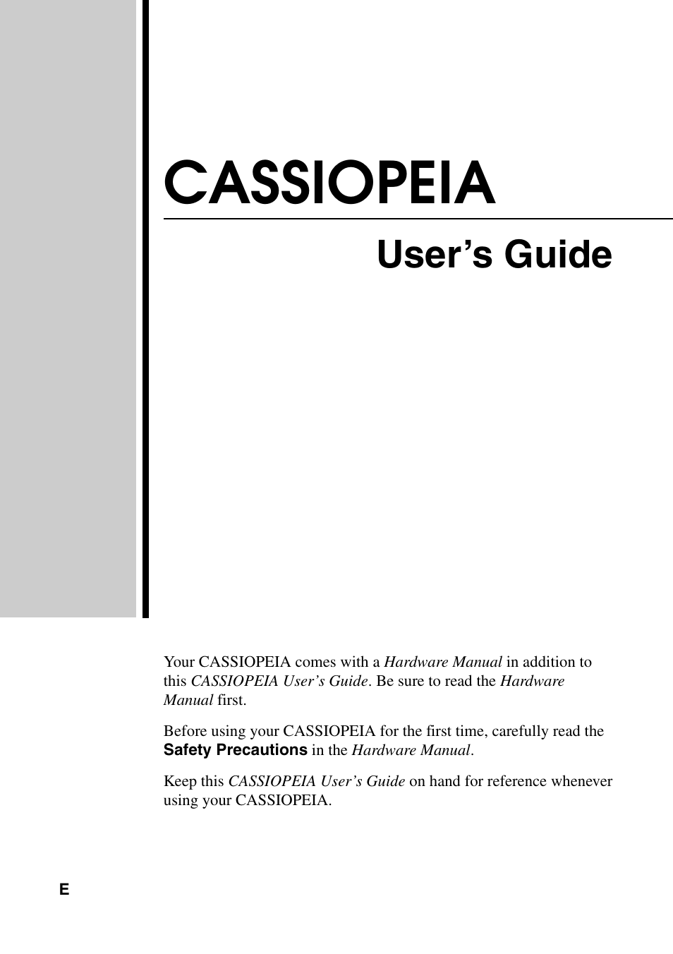 Casio BE-300 User Manual | 163 pages
