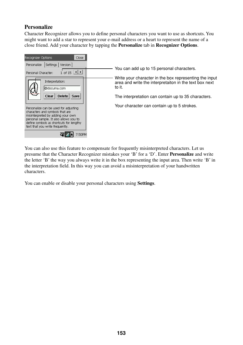 Casio BE-300 User Manual | Page 153 / 163