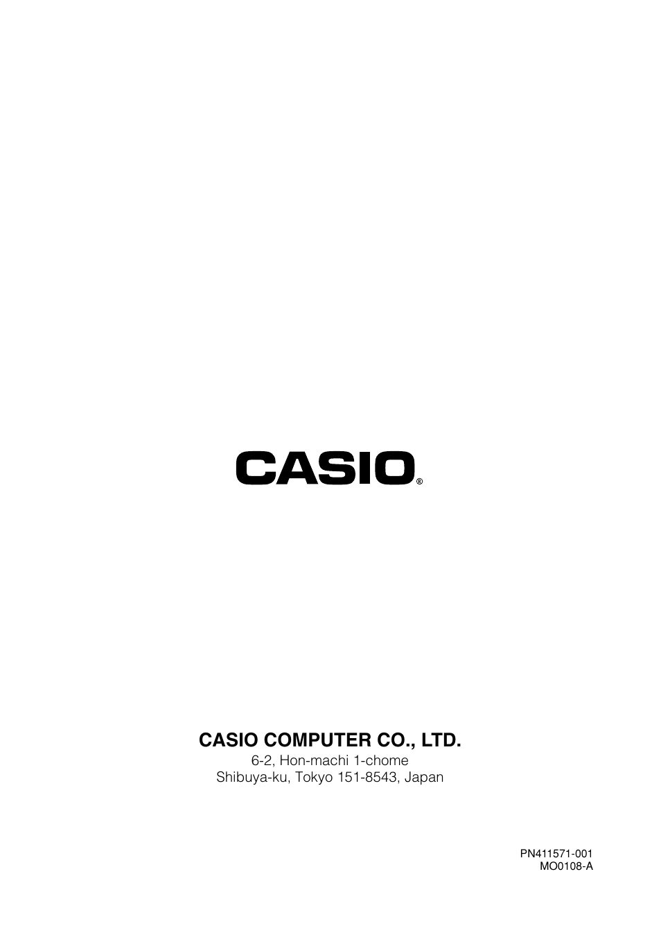 Casio computer co., ltd | Casio BE-300 User Manual | Page 163 / 163