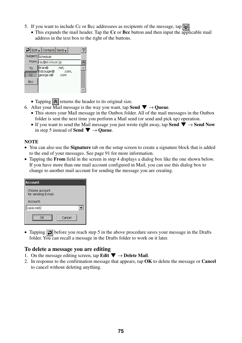 Casio BE-300 User Manual | Page 75 / 163