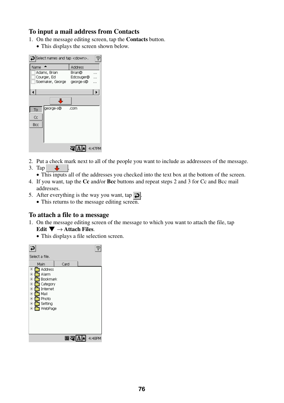 Casio BE-300 User Manual | Page 76 / 163