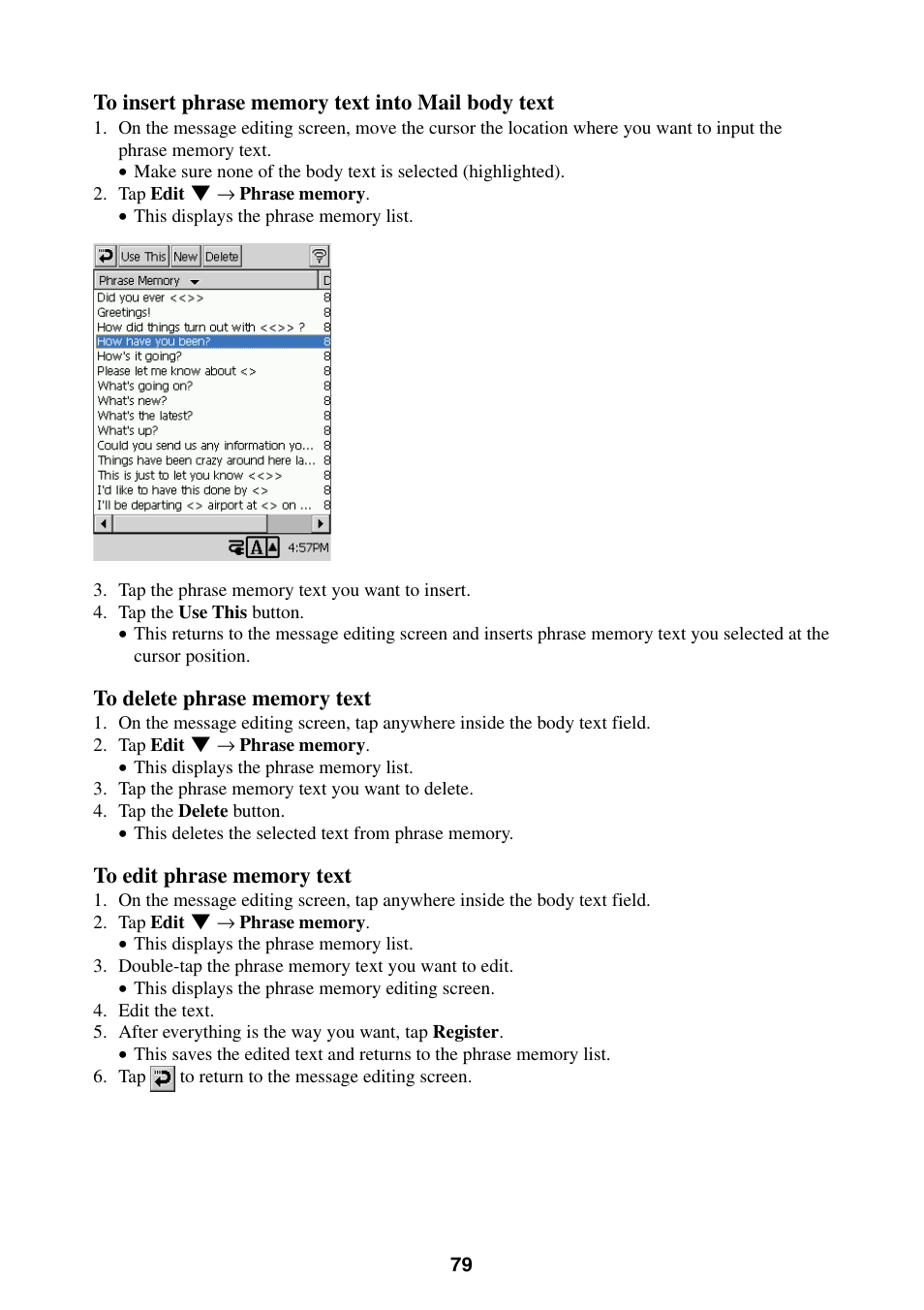 Casio BE-300 User Manual | Page 79 / 163