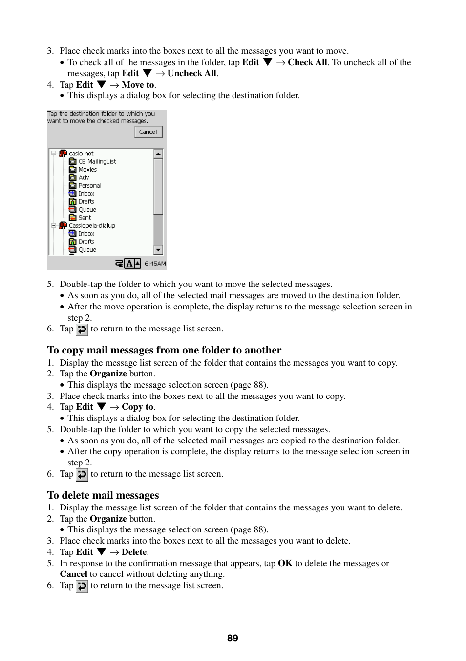 Casio BE-300 User Manual | Page 89 / 163