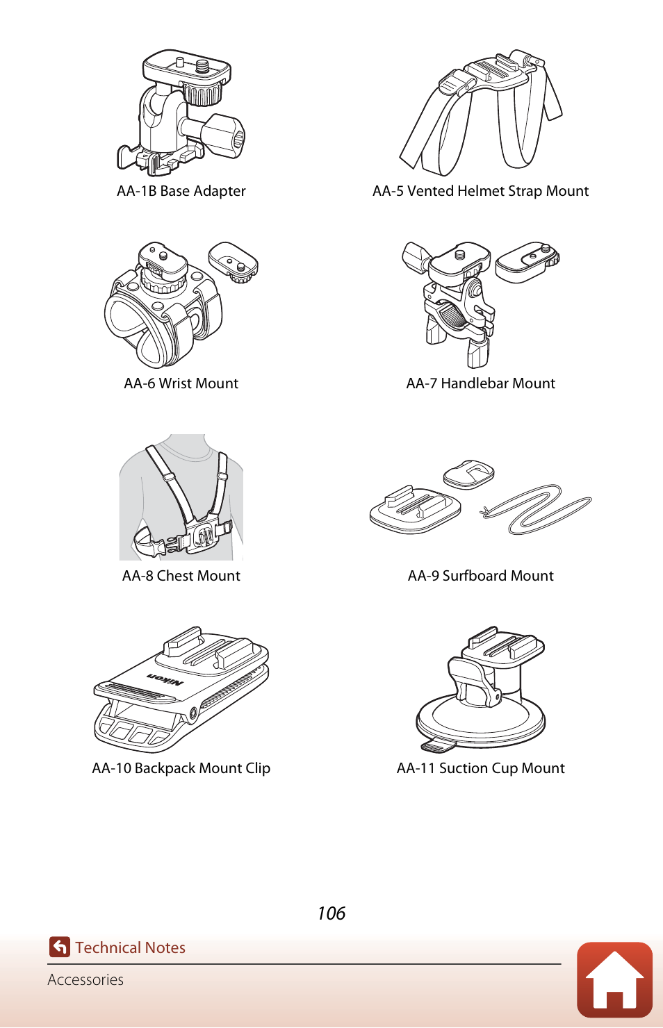 Nikon KeyMission 170 User Manual | Page 125 / 137