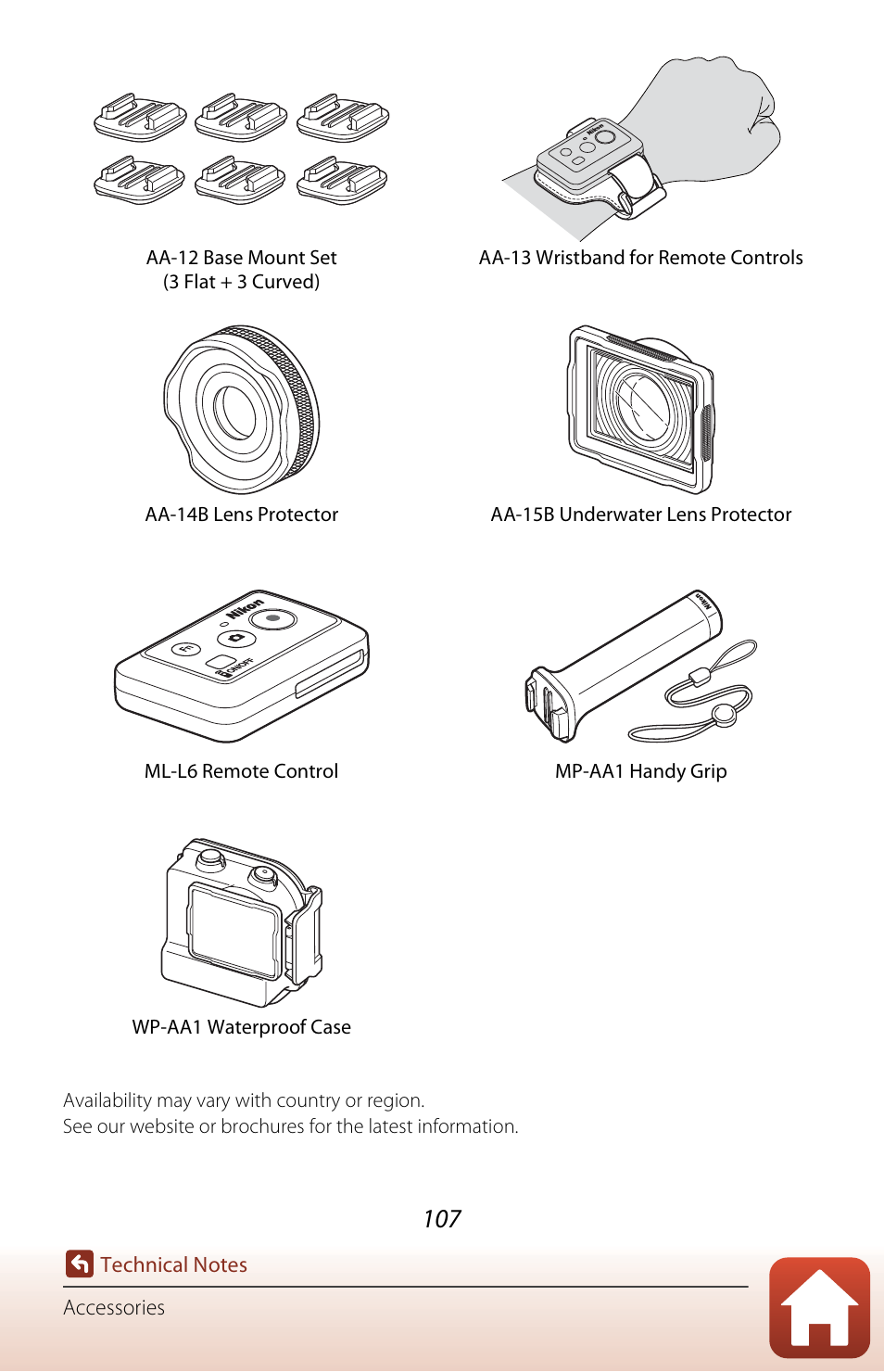 Nikon KeyMission 170 User Manual | Page 126 / 137