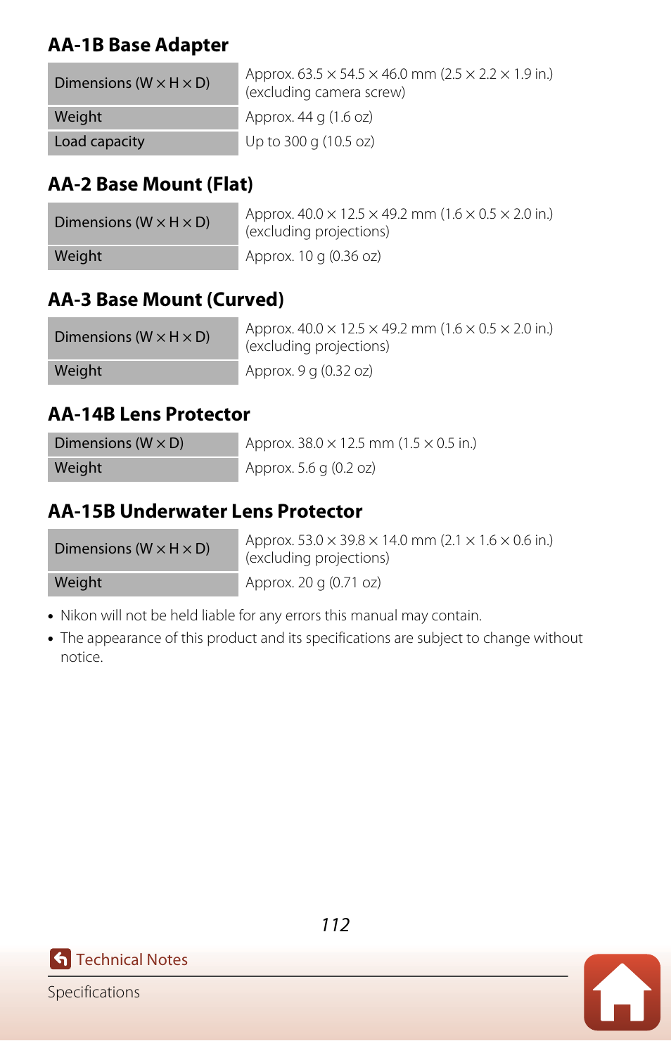 Nikon KeyMission 170 User Manual | Page 131 / 137