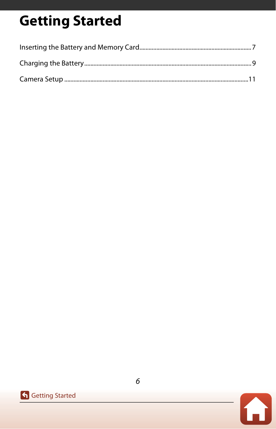 Getting started | Nikon KeyMission 170 User Manual | Page 25 / 137