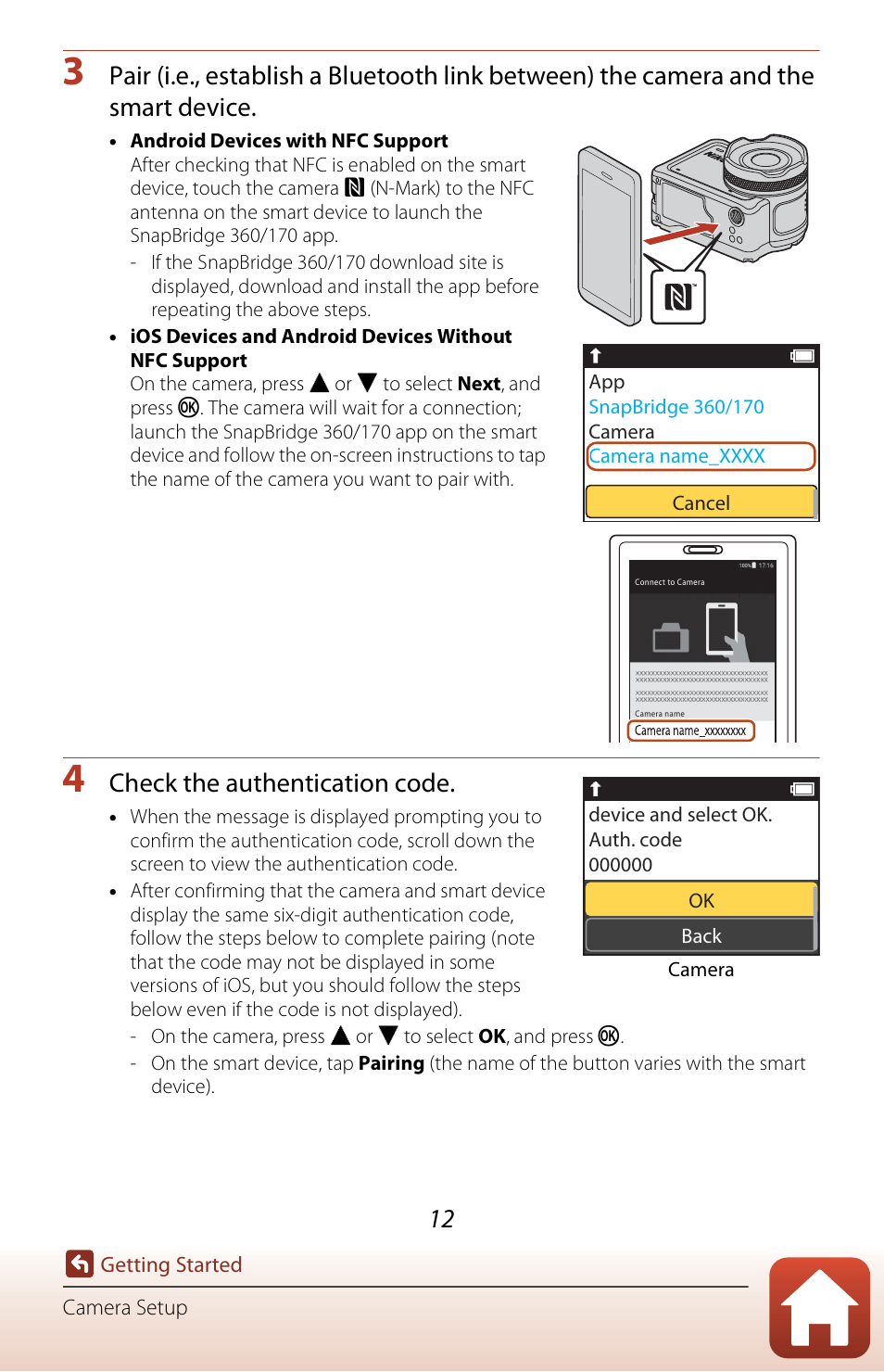 Check the authentication code | Nikon KeyMission 170 User Manual | Page 31 / 137