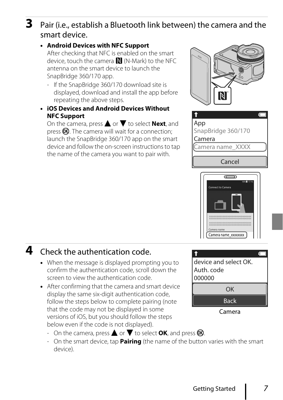 Check the authentication code | Nikon KeyMission 170 User Manual | Page 19 / 48