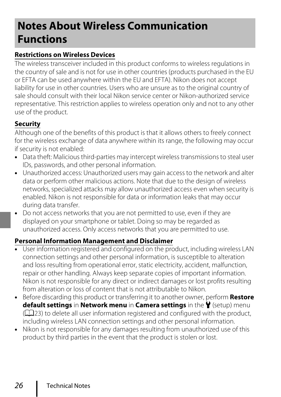Nikon KeyMission 170 User Manual | Page 38 / 48