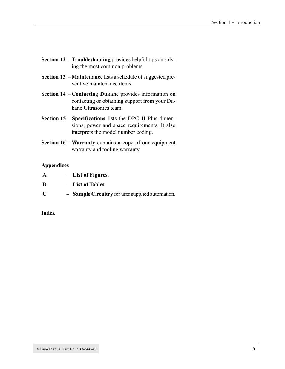 Dukane DPC II Plus 9001:2000 User Manual | Page 15 / 190