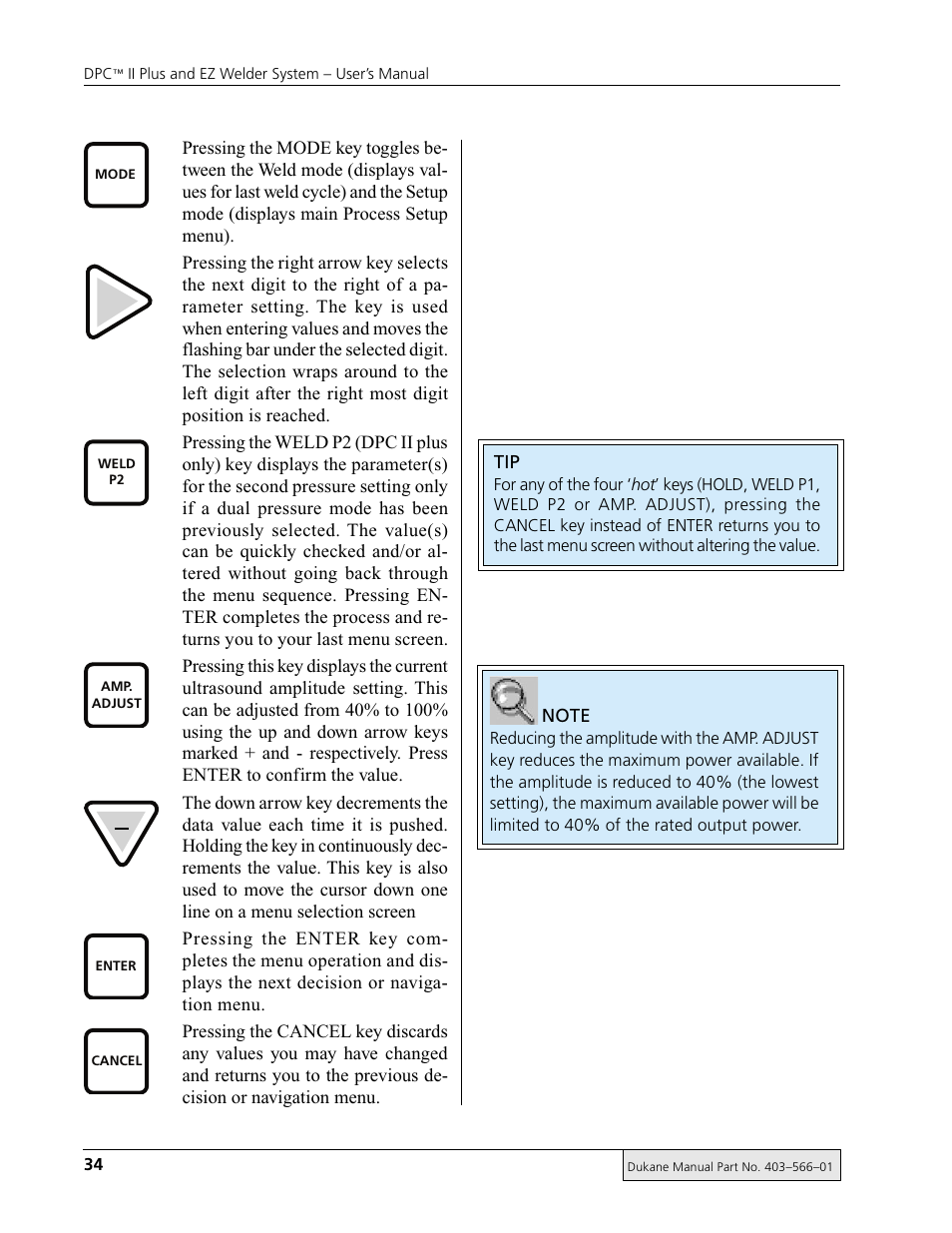 Dukane DPC II Plus 9001:2000 User Manual | Page 44 / 190