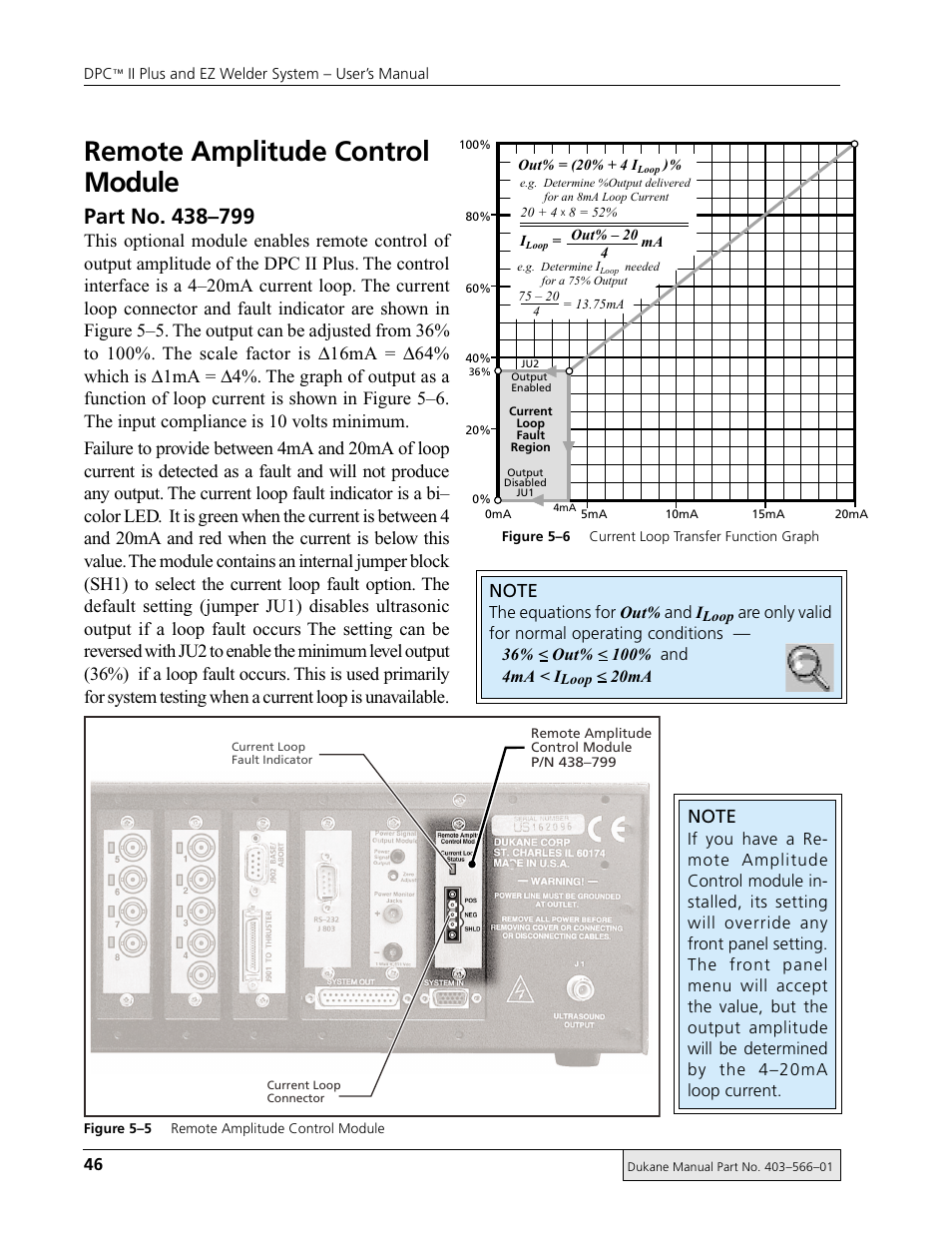 Remote amplitude control module | Dukane DPC II Plus 9001:2000 User Manual | Page 56 / 190