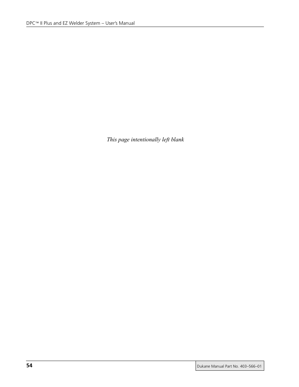 This page intentionally left blank | Dukane DPC II Plus 9001:2000 User Manual | Page 64 / 190