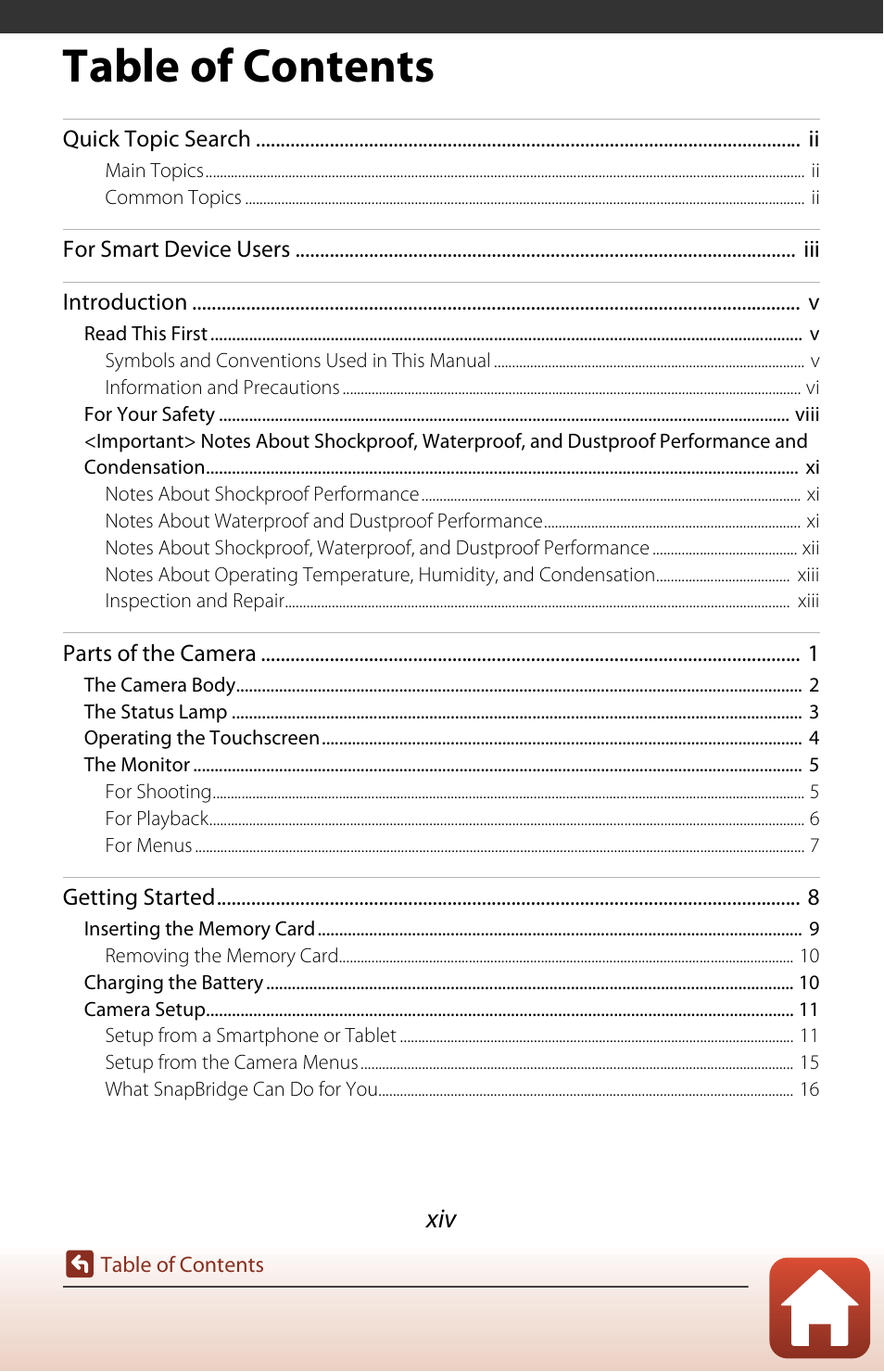 Nikon KeyMission 80 User Manual | Page 14 / 104