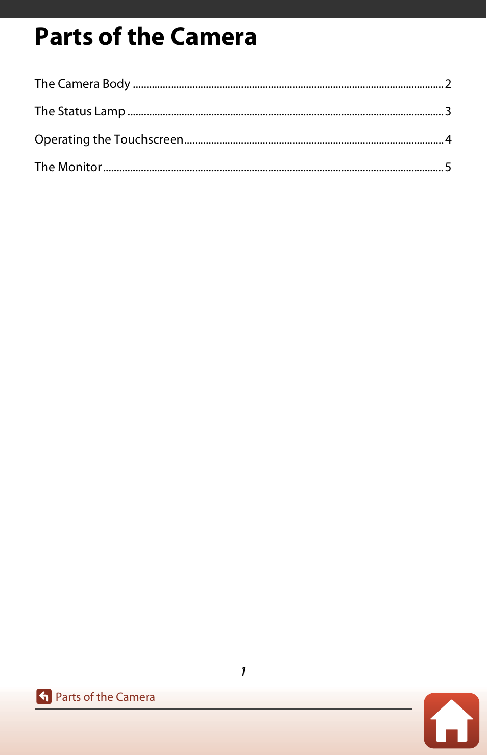 Parts of the camera | Nikon KeyMission 80 User Manual | Page 17 / 104