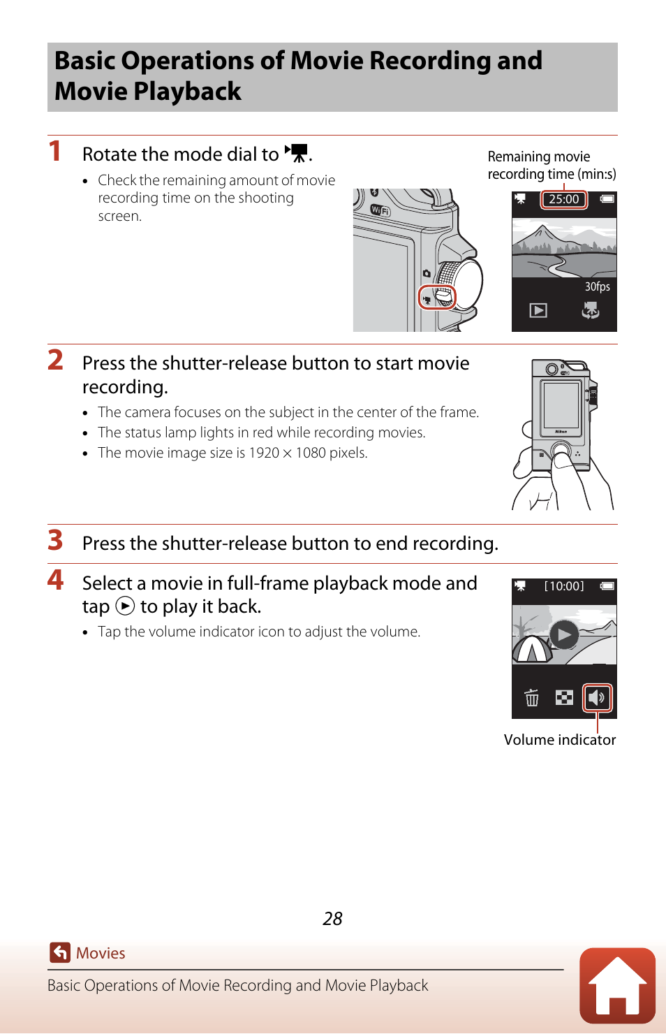 Nikon KeyMission 80 User Manual | Page 44 / 104