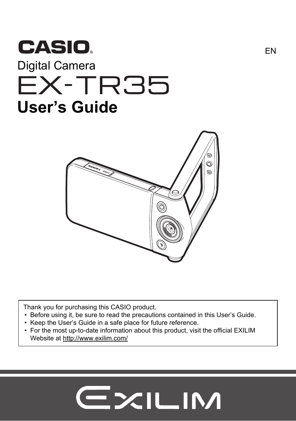 Casio EX-TR35 User Manual | 142 pages