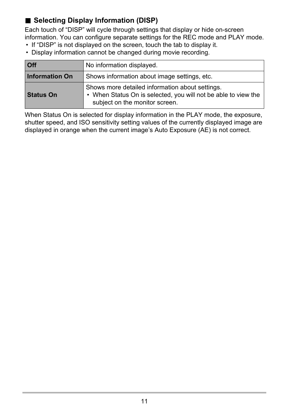 Age 11) | Casio EX-TR35 User Manual | Page 11 / 142