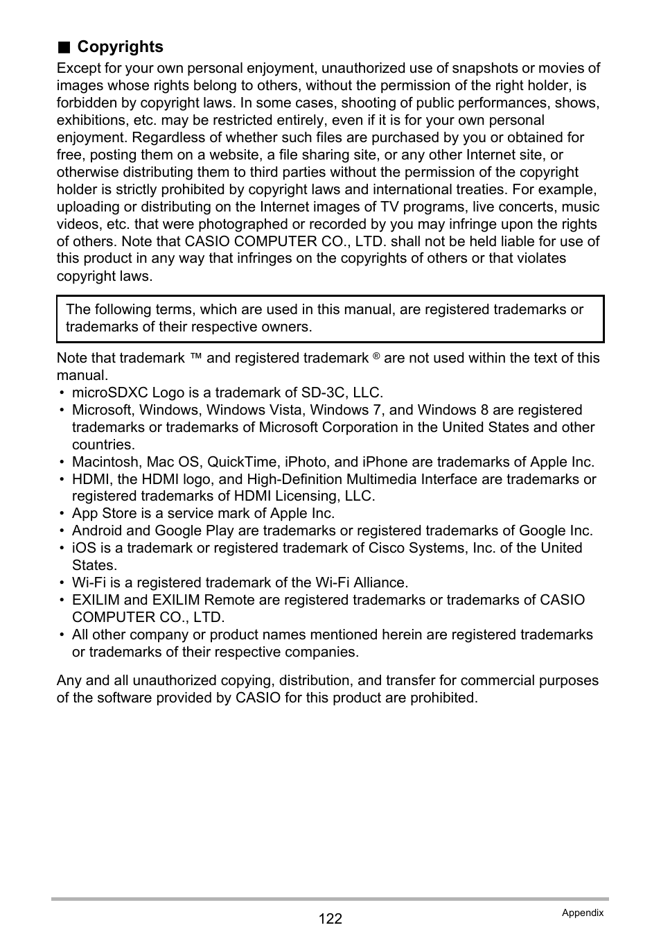Casio EX-TR35 User Manual | Page 122 / 142