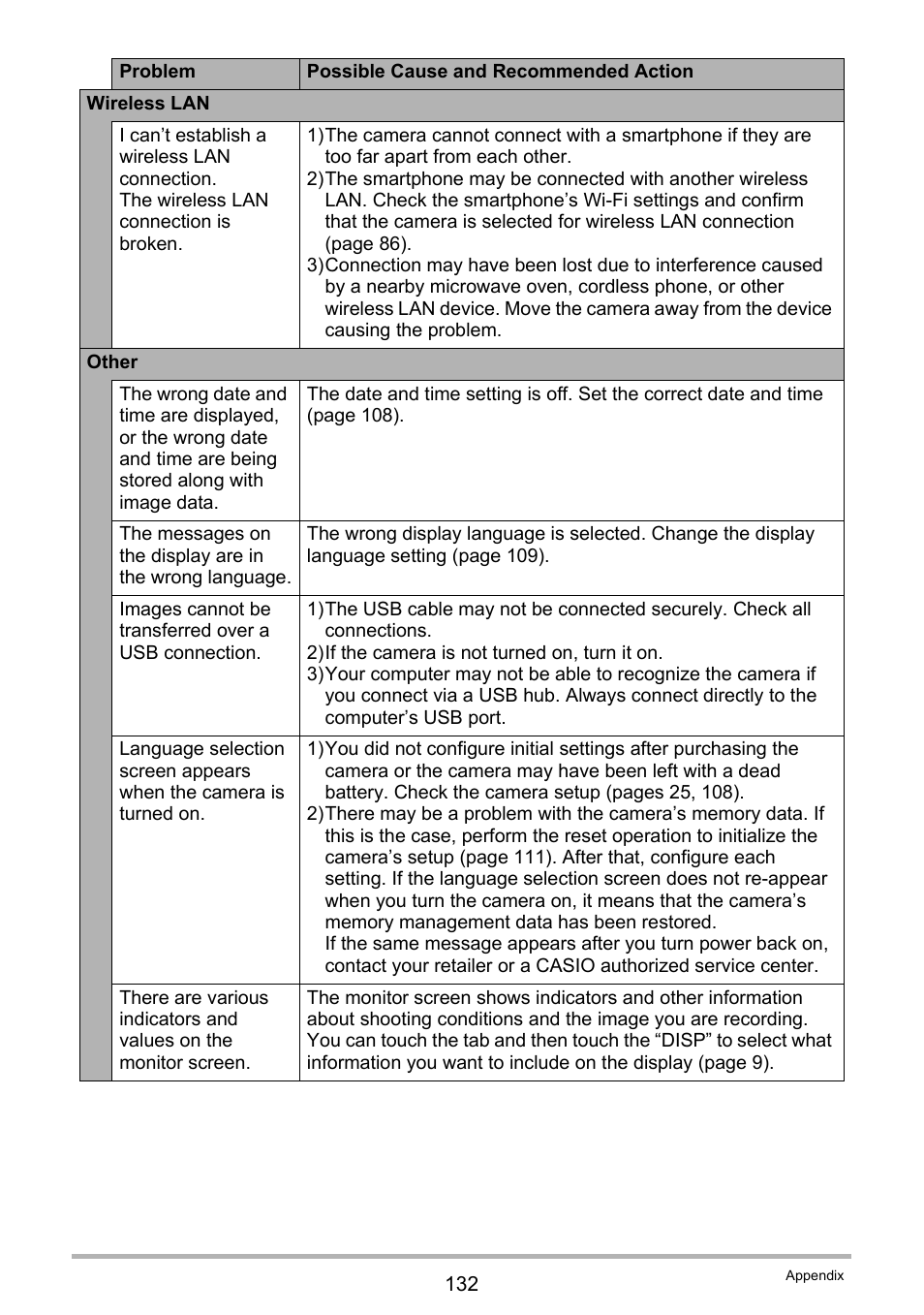 Casio EX-TR35 User Manual | Page 132 / 142