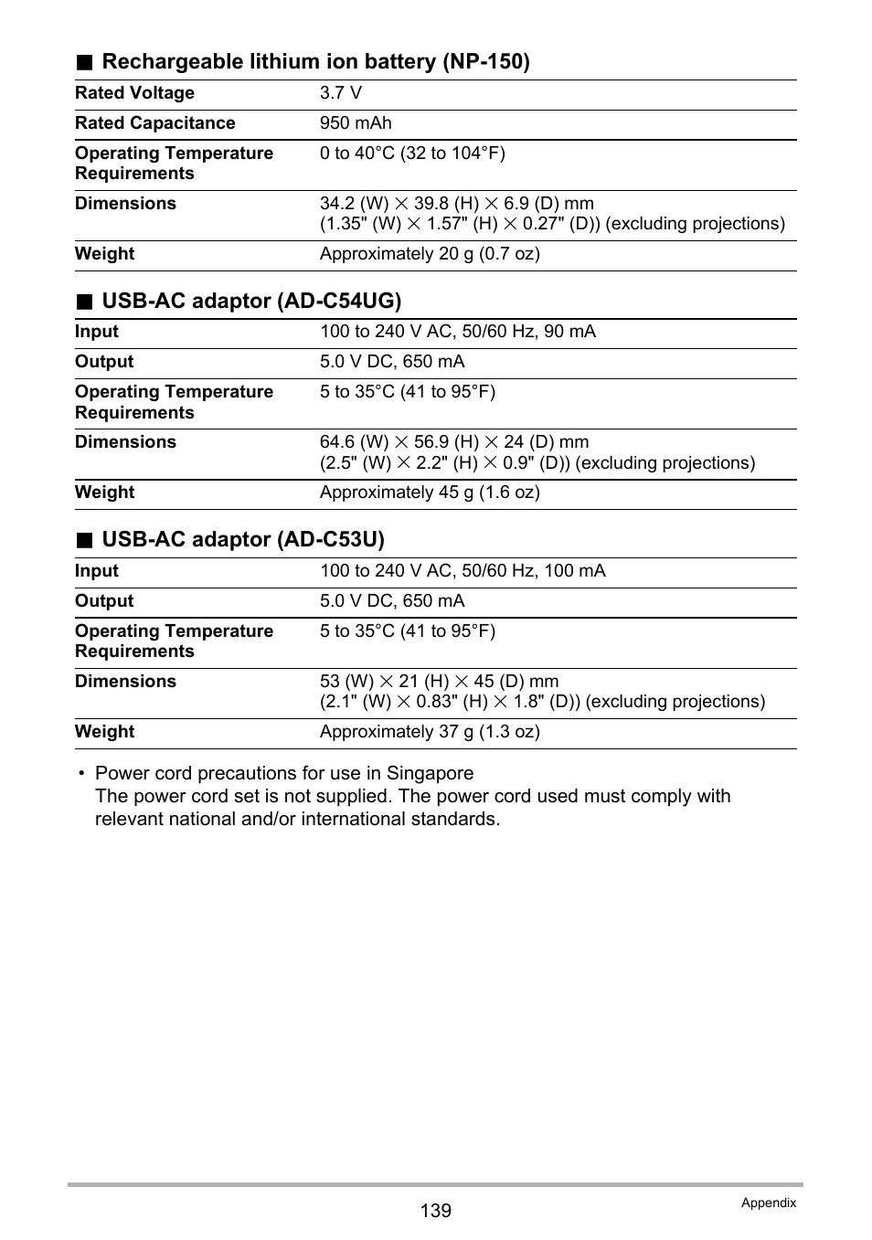 Casio EX-TR35 User Manual | Page 139 / 142